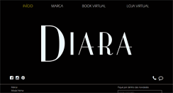 Desktop Screenshot of lojasdiara.com.br